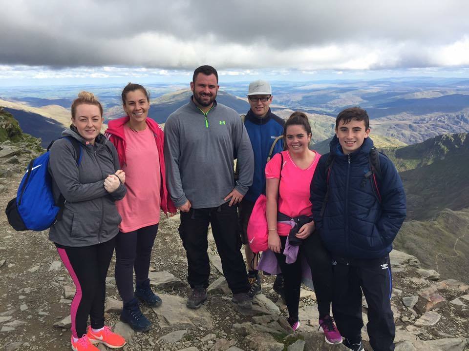 Liverpool cleaners climbing Snowdon